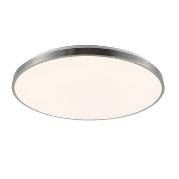 Astrid 21.25" Modern Minimalist Iron Circle Integrated LED Flush Mount - JONATHAN Y